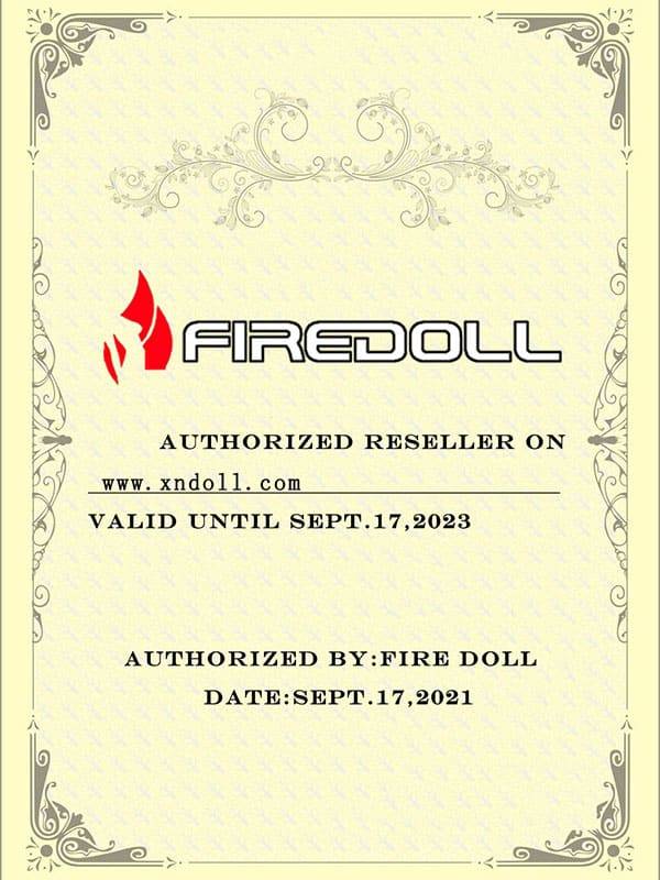 FIRE DOLL Certificate of Authorization
