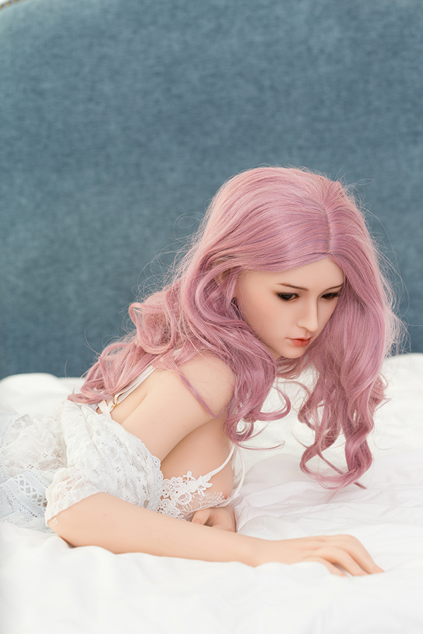 TPE Sex Doll Adelynn 5.06ft Premium Lifelike Sex Doll Pink Hair Pretty Girl