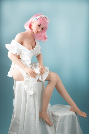 TPE Sex Doll Emery Premium TPE 4.64ft Big Chested Sex Doll Pink Hair Girl