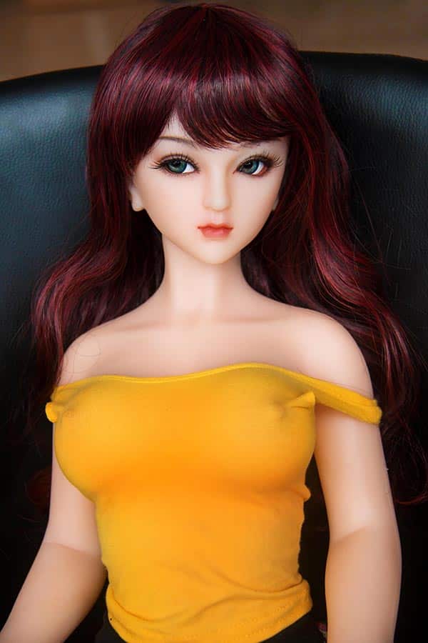 Silicone Sex Doll Cadena 88cm Mini Silicone Love Dolls Cute European Girls