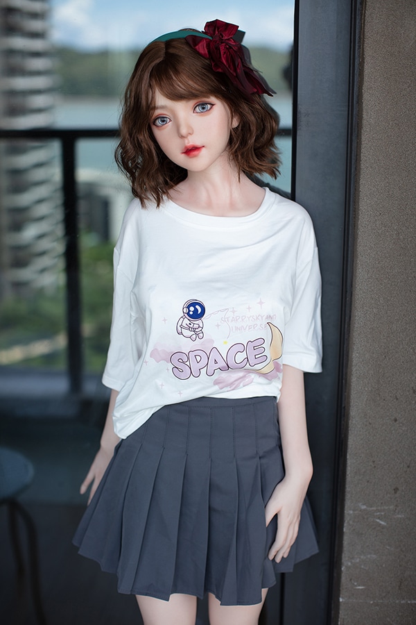 Silicone Sex Doll Parker Premium Real Sex Doll Slim Body Silicone Short Hair Cute Girl