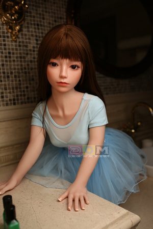 Mini Sex Dolls Rory 115cm Mini Sex Doll Flat Chest Premium Silicone Head Cute Girl