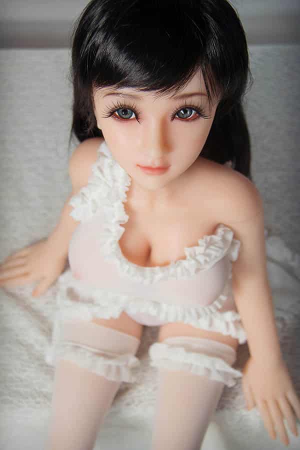 Silicone Sex Doll Sadie 92cm Silicone Sex Doll with Black Hair Big Boobs
