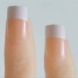 Fingernails french nature